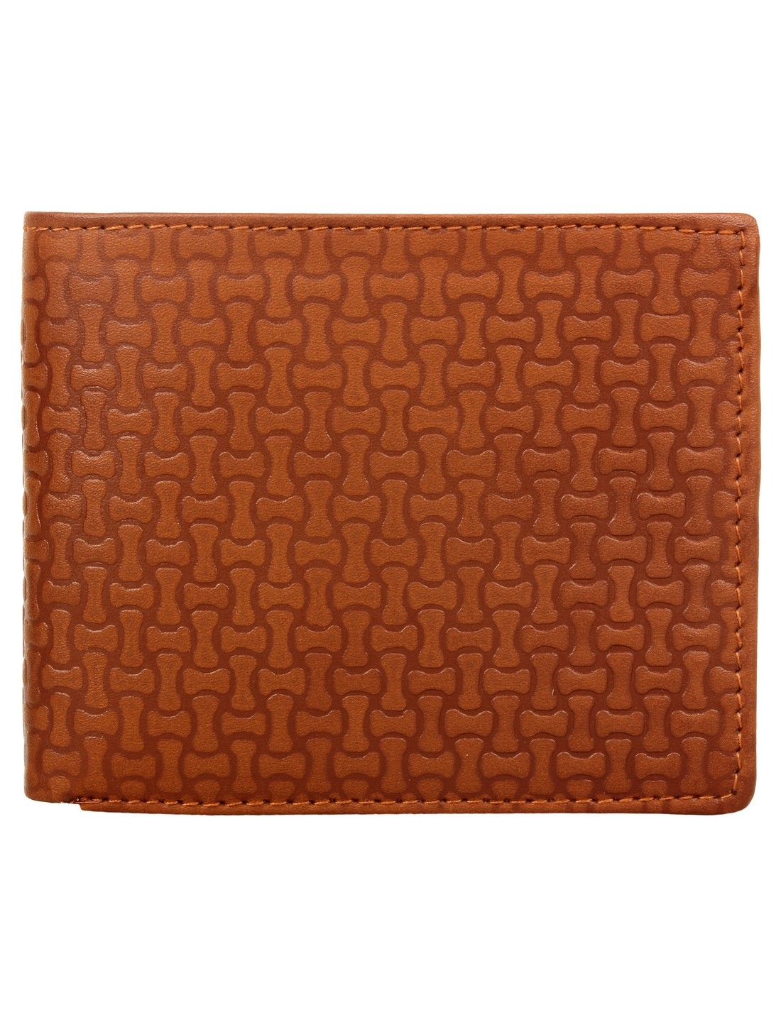 CREATURE | CREATURE Designer Brown Embossed Bi-fold Sleek PU Leather Wallet with Multiple Card Slots for Men
