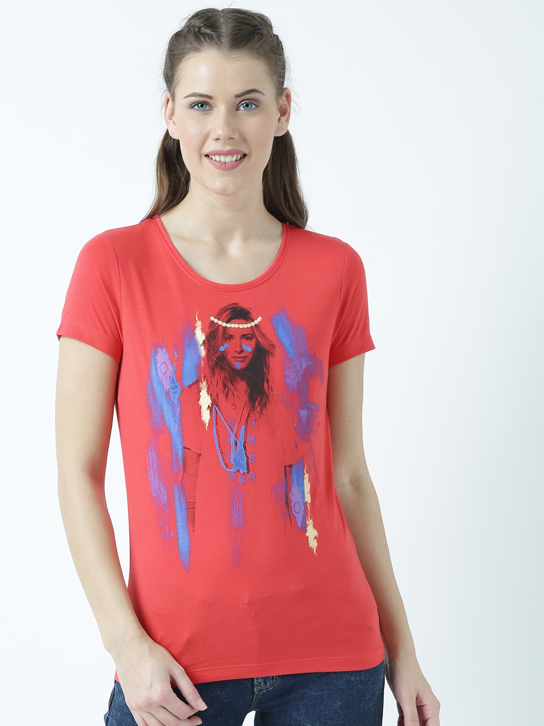 HUETRAP | Pink Soaked In Colors But Still A Pretty Face T-shirt