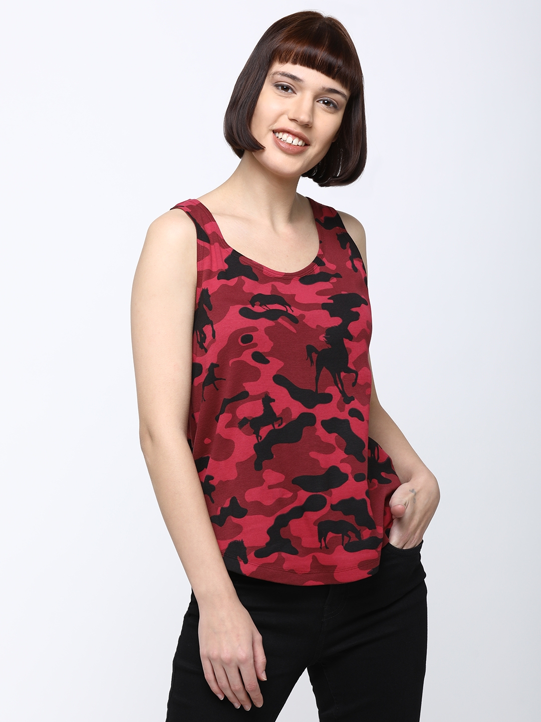 HUETRAP | Red Make Your Mark Today Tank Top