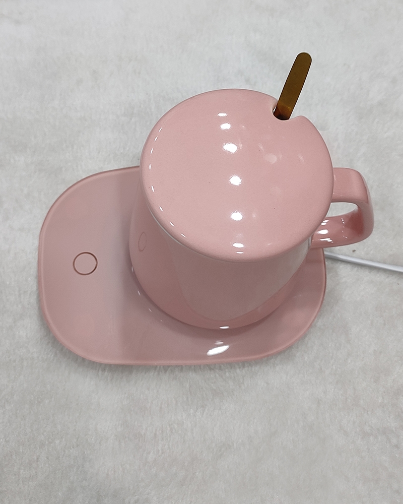 Order Happiness | Order Happiness Electric Warmer Coaster Pad Tea - Coffee Warmer Heater Pad with Mug 500 ml -