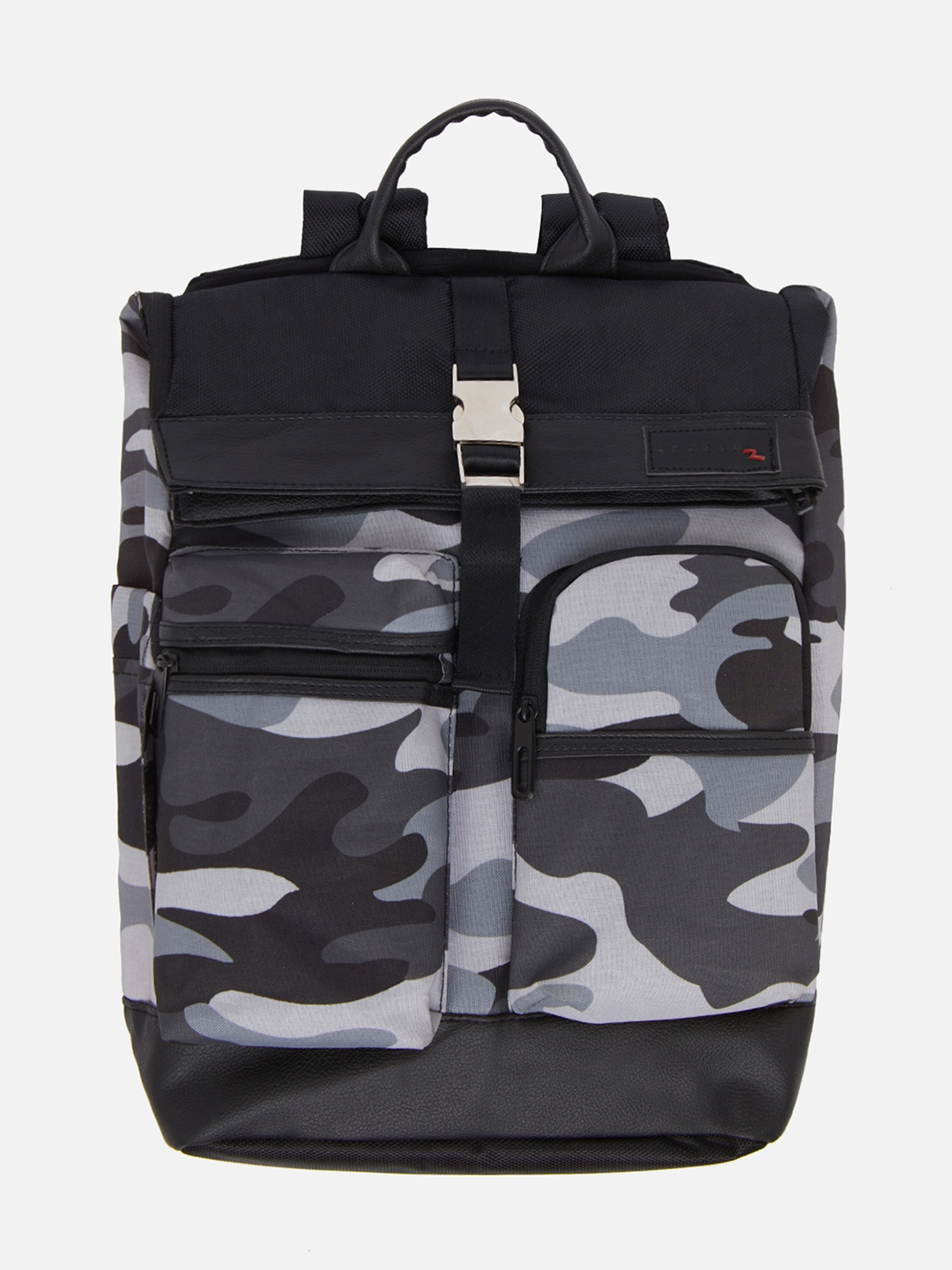 Spykar | Spykar Grey Camouflage Nylon Backpacks