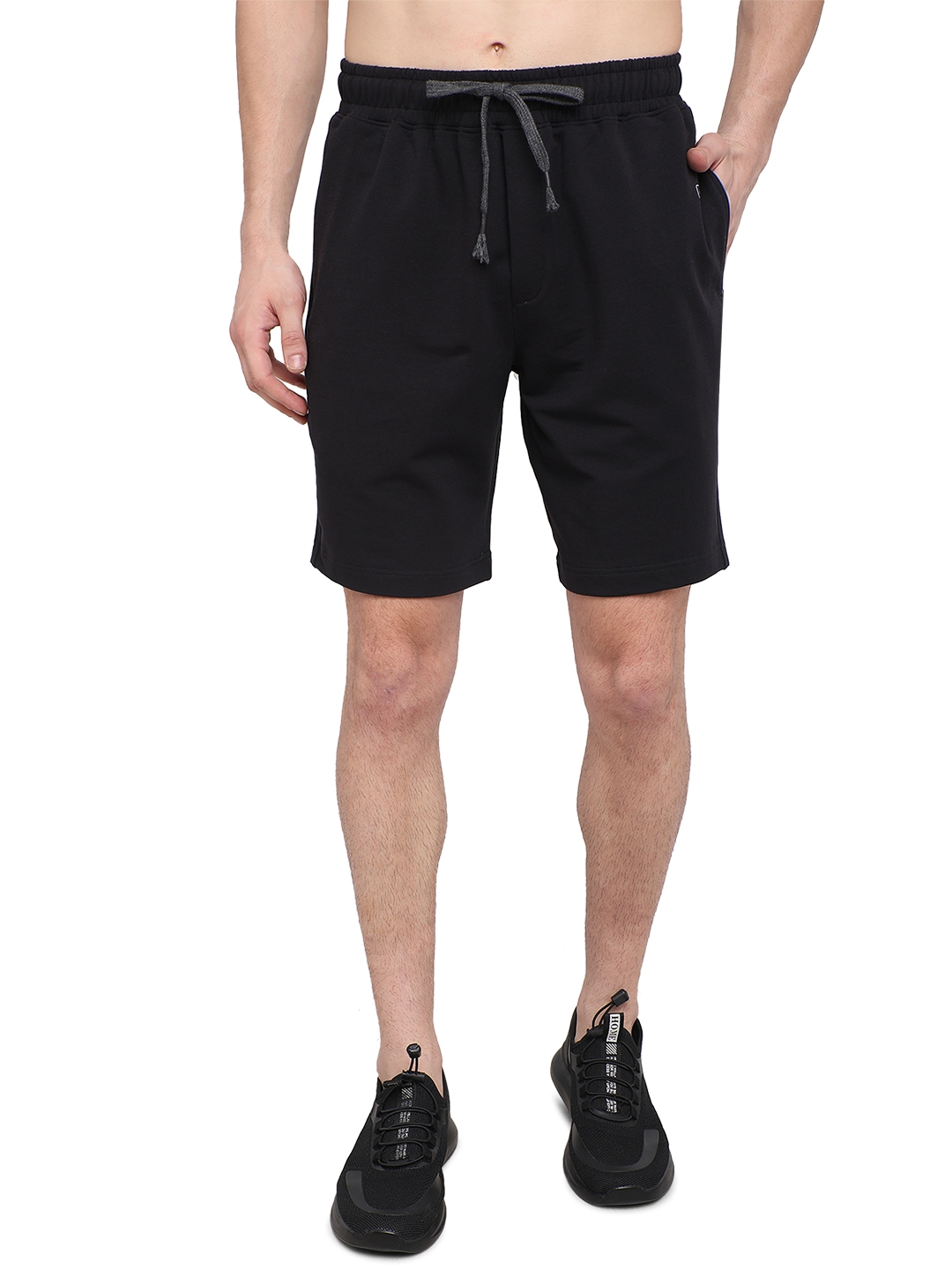 JadeBlue | Black Solid Shorts (JB-SH-029/B BLACK)
