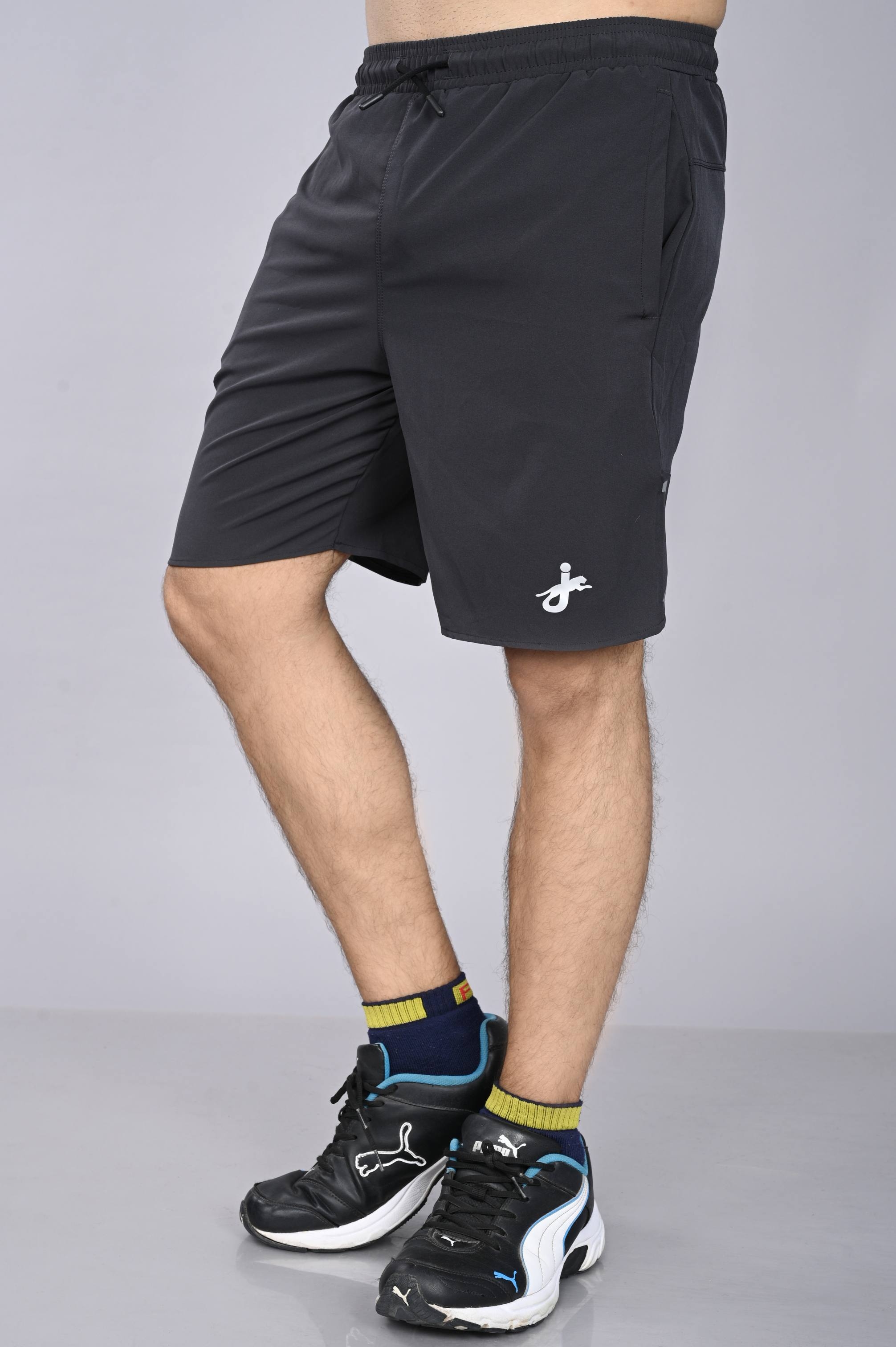 JAGURO | Men's Polyester Slimfit Overlap Stylish Shorts