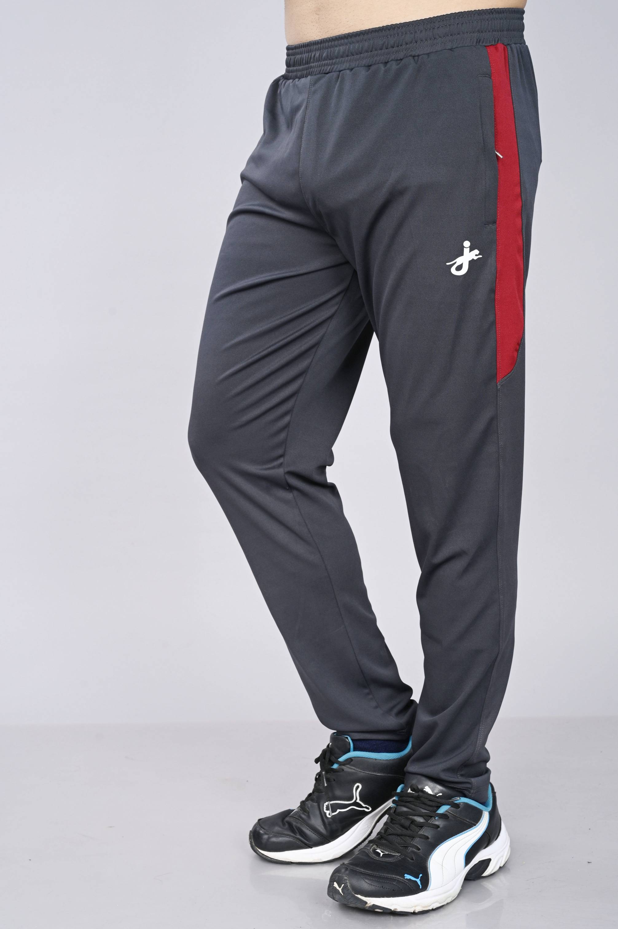 JAGURO | Men's Polyester Stylish Slimfit Solid Trackpant