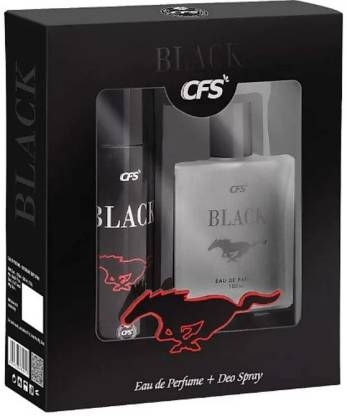 CFS | CFS Black Black Perfume 100Ml And Deo200 Ml Eau De Parfum - 300 Ml  (For Men & Women)