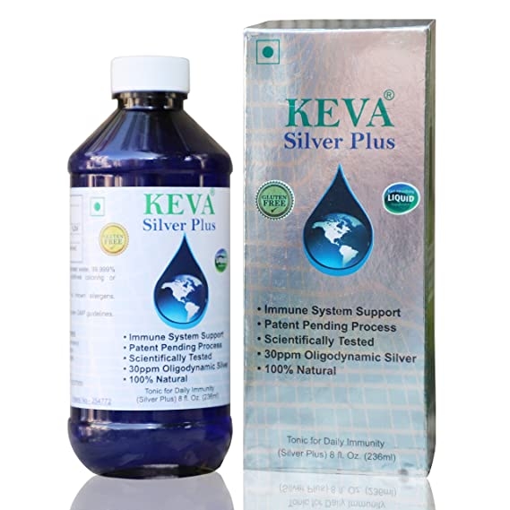 Ayurveda Keva Ayurvedic Silver Plus, 8 fl oz/236 ml