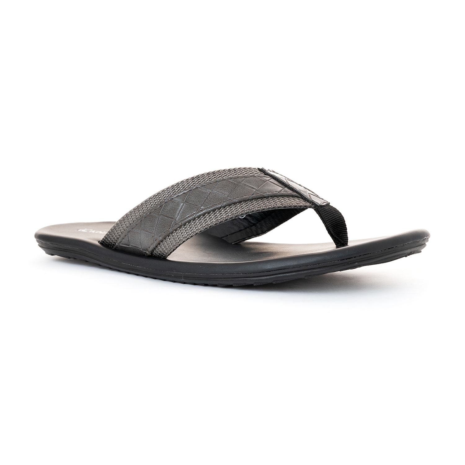 Khadim | Khadim Grey Flip Flops for Men