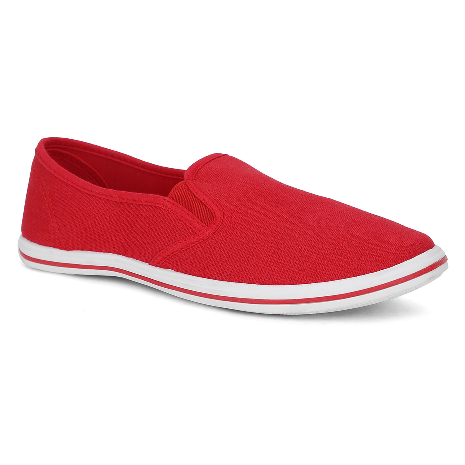Khadim | Pro Red Canvas Shoe for Men