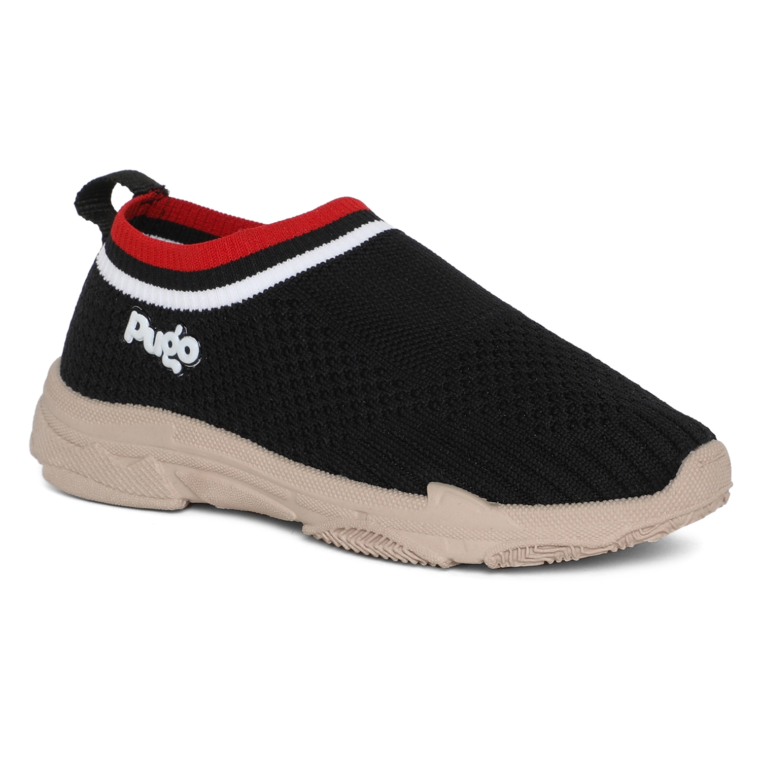 Khadim | Pugo Black Casual Sneakers for Boys
