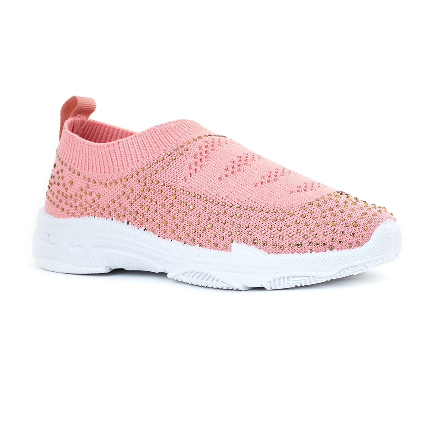 Khadim | Adrianna Pink Sports Shoe Sneakers for Girls (4-7.5 yrs)-9 UK