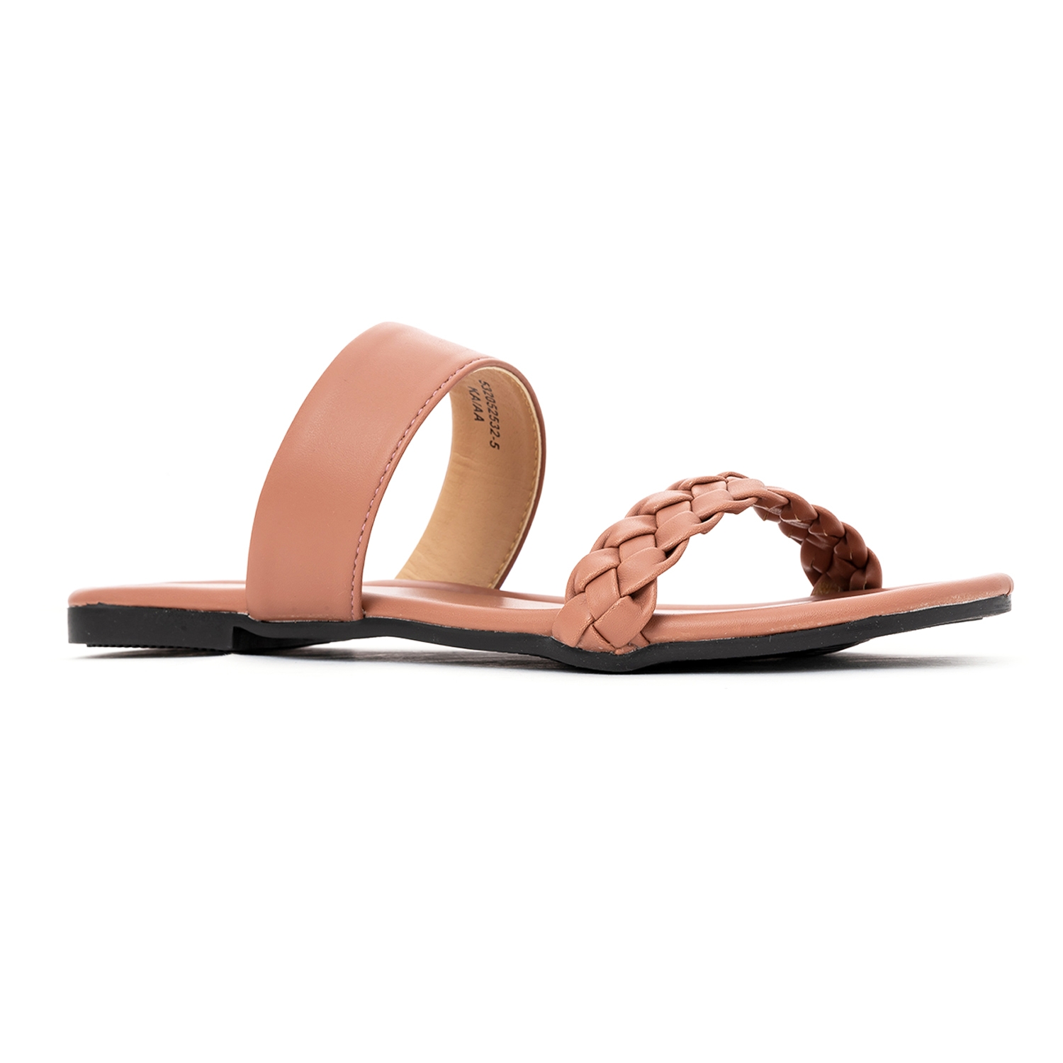 Khadim | Khadim Peach Flat Slip On Sandal for Women