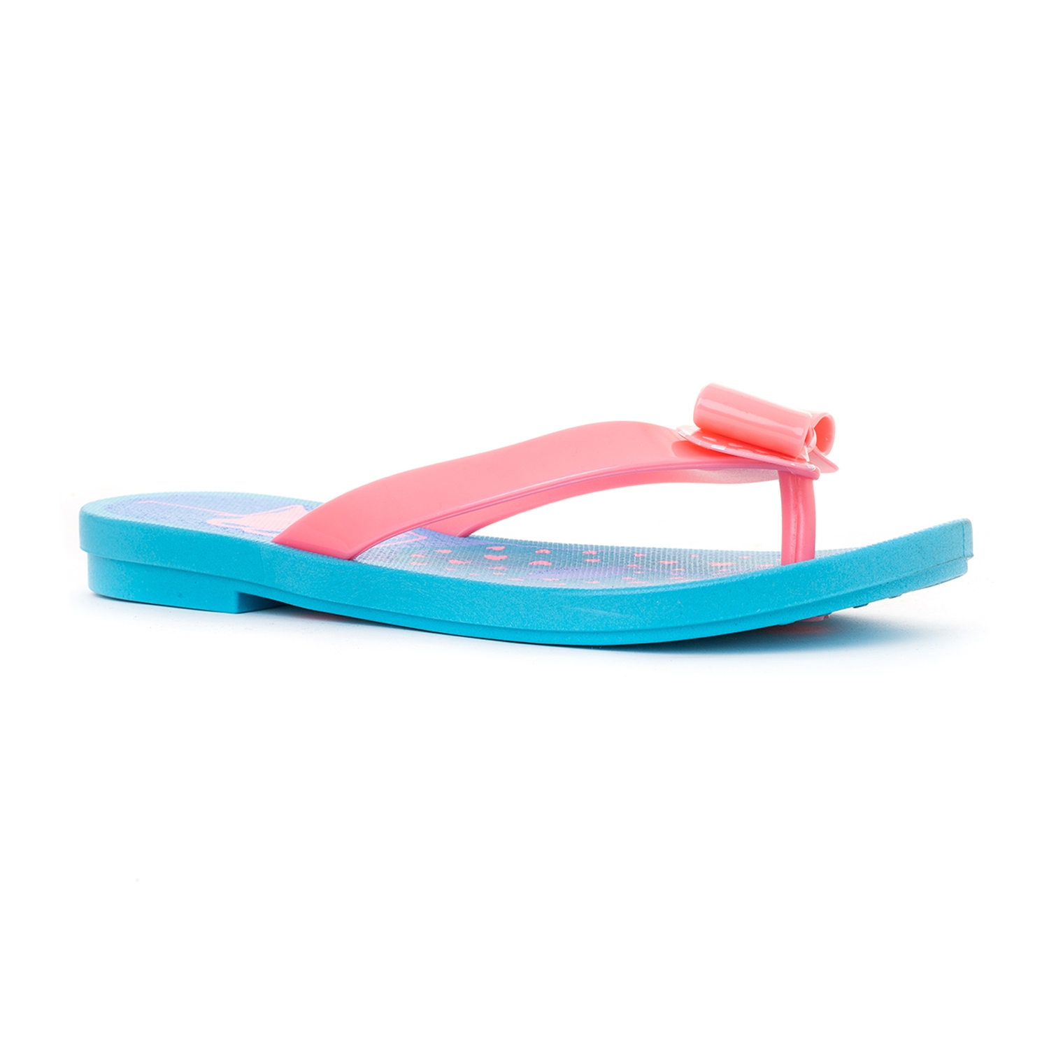 Khadim | Adrianna Pink Thong Slippers for Girls