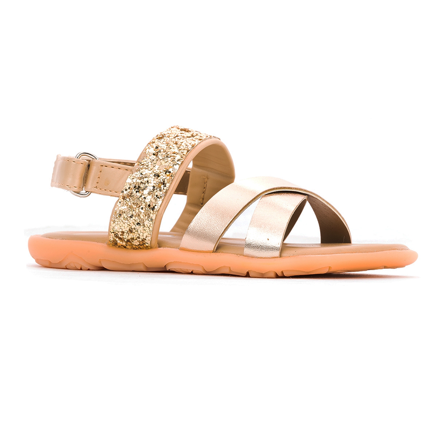 Khadim | Bonito Beige Flat Sandal for Girls