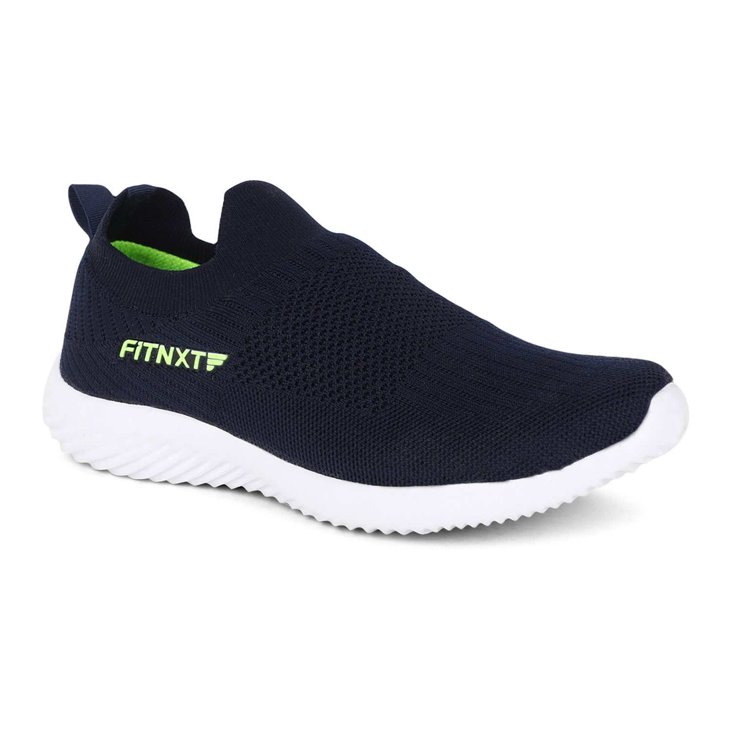 Khadim | Fitnxt By Khadim's Phylon Sole Knitting Navy Sports Shoes For Men