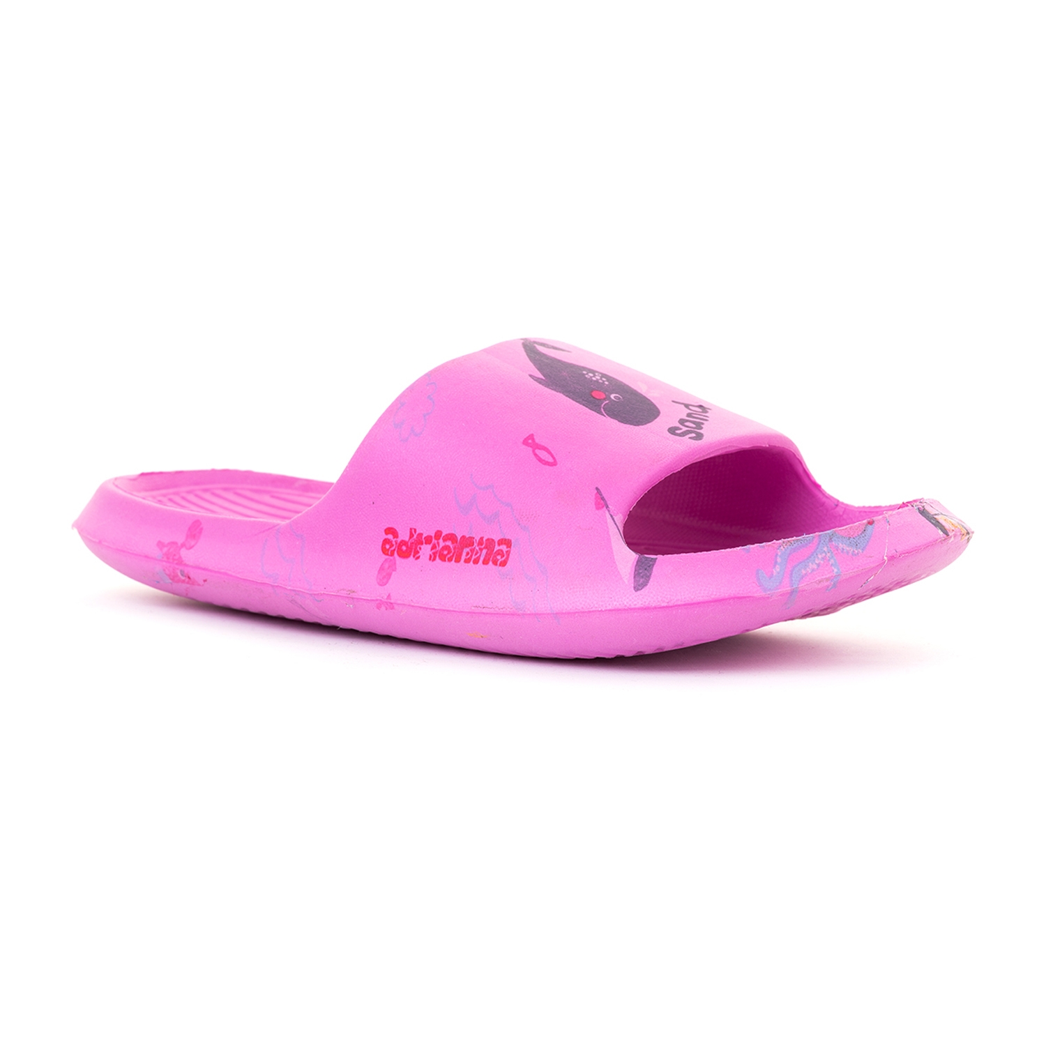 Khadim | Adrianna Pink Slide Slippers for Girls