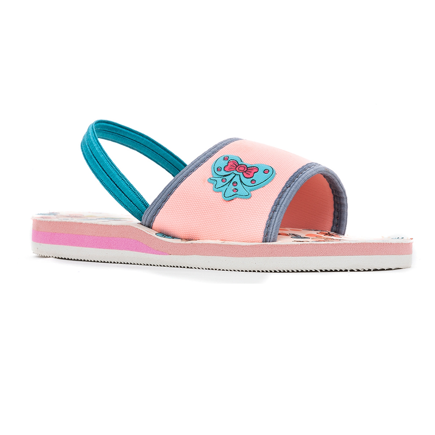 Khadim | Bonito Pink Flat Sling Back Sandal for Girls