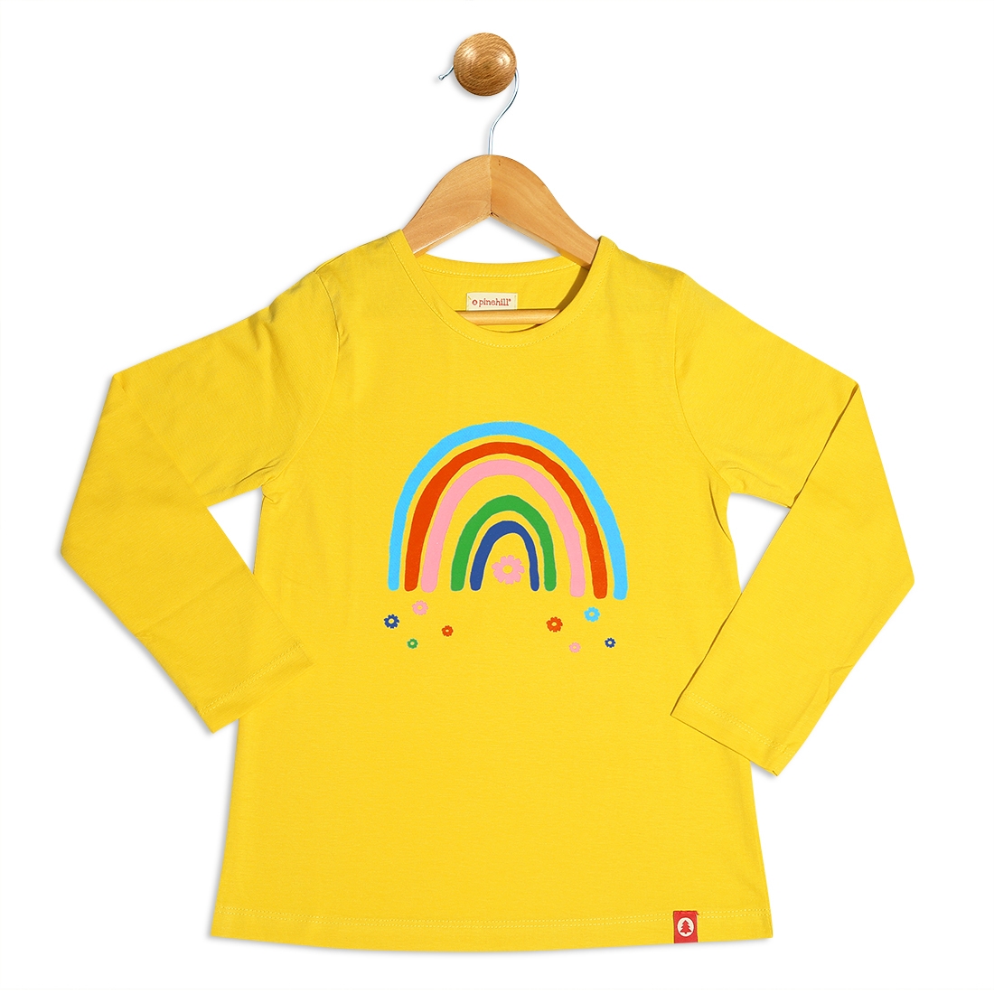 Pinehill | Pinehill Girls Rainbow Printed T-Shirt