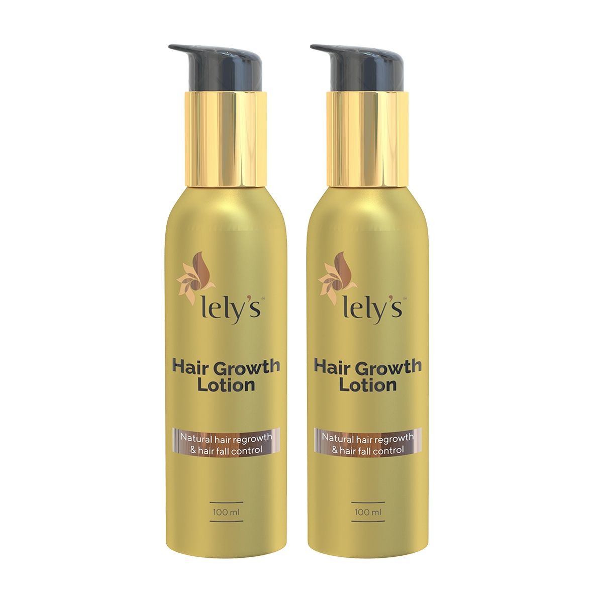 lely's | Lely's Hair Growth Lotion For Both Male And Female - Reduces Hairfall, Promotes Hair Growth, Strengthens Hair, For All Hair Types, Improve Scalp Conditions, Reduces Thinning Hair - 100 Ml Pack of 2