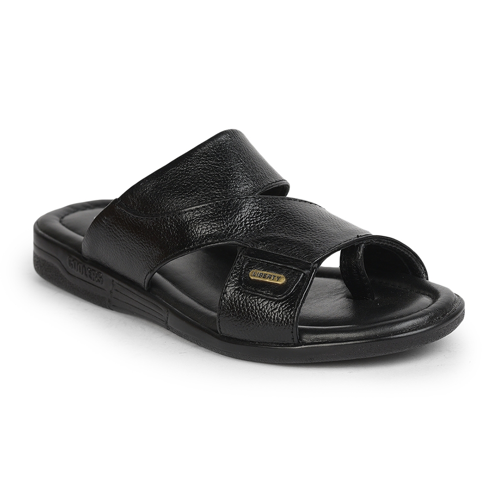 Liberty | Coolers by Liberty Black Slippers 7194-101 For :- Men