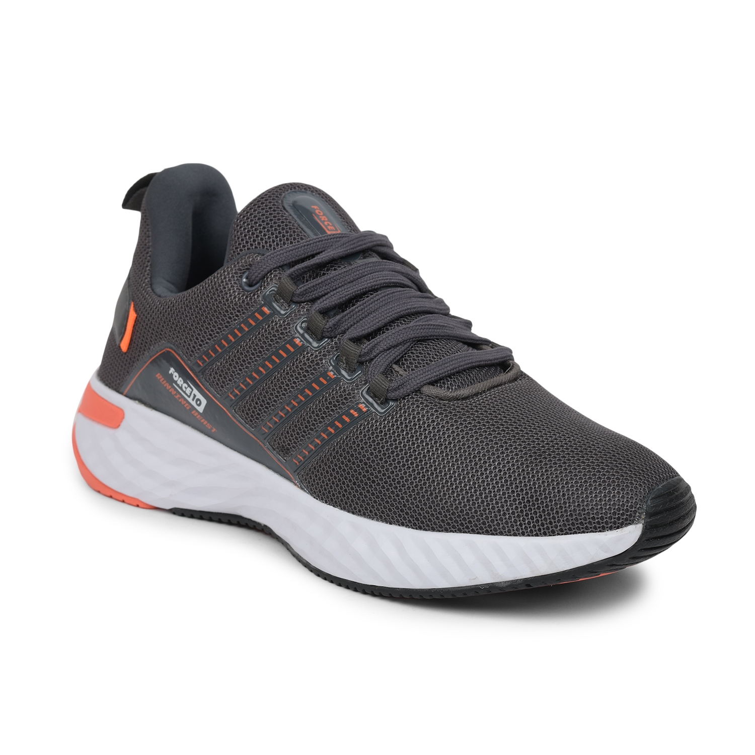 Liberty | Liberty Force 10 Grey Running Shoes ASPER For :- Men
