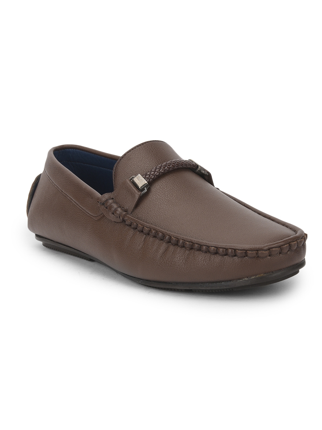Liberty | Fortune by Liberty BROWN Formal Slip-ons AVNE-66 For :- MENS