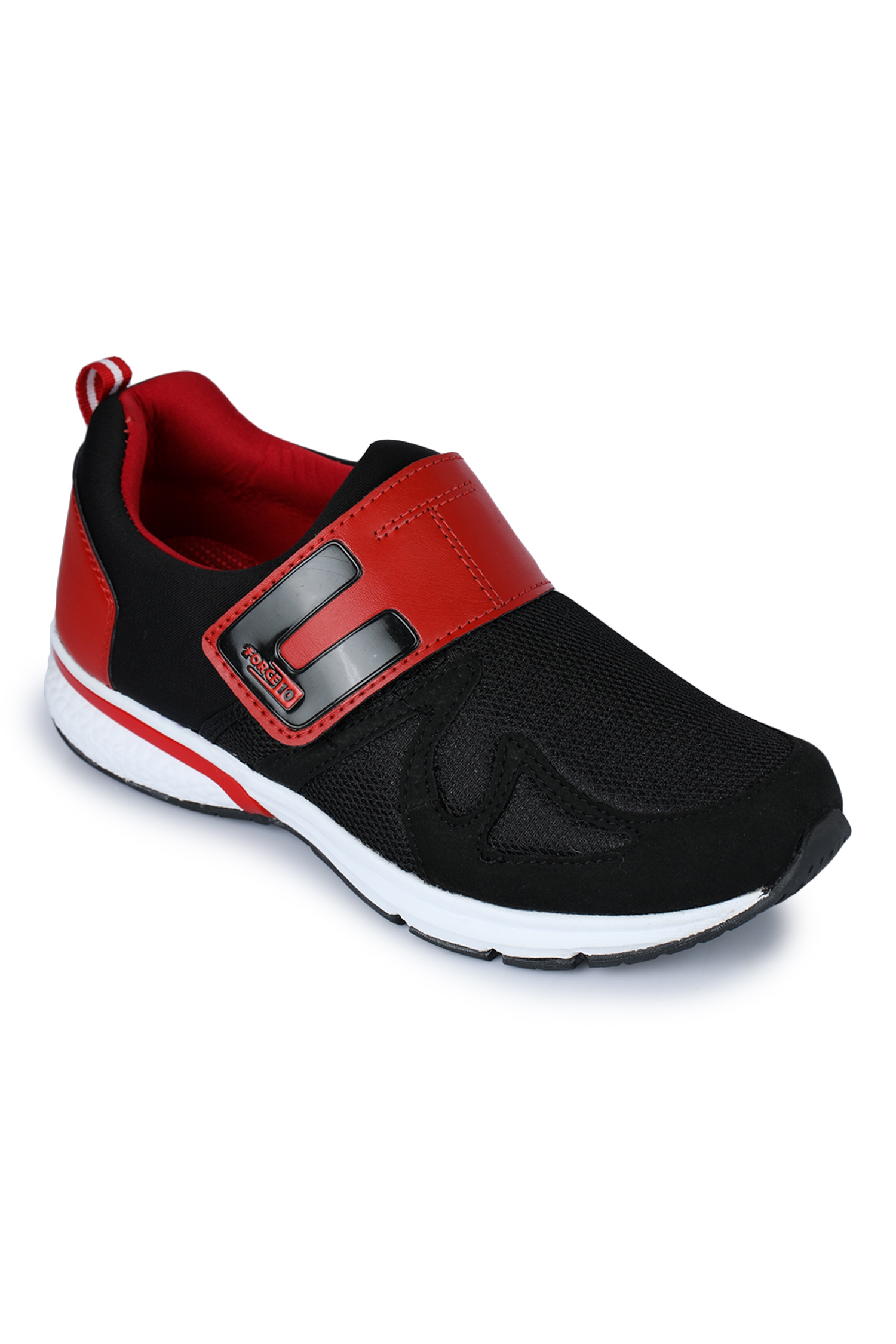 Liberty | Liberty Force 10 Black Sports Wailking Shoes BEVAN-1_Black For - Men
