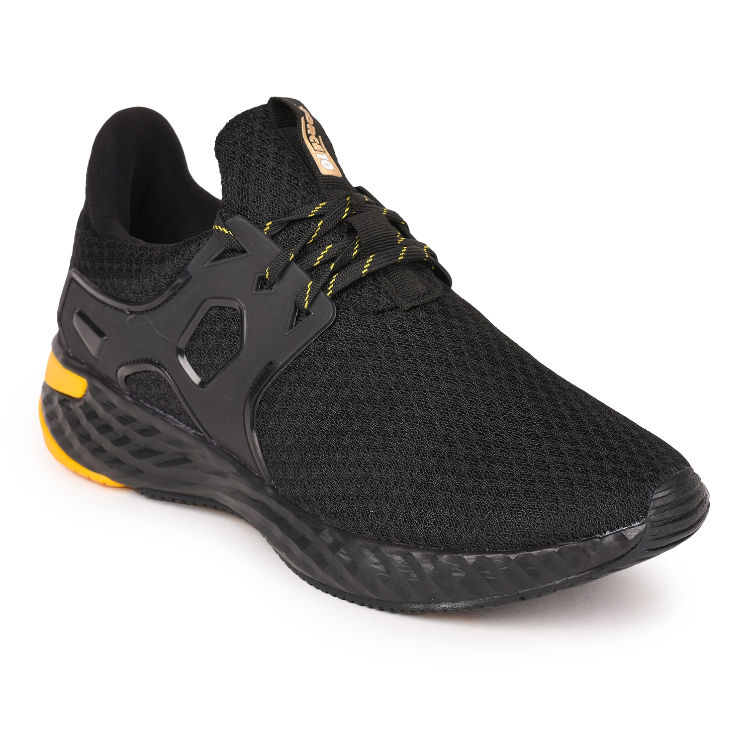 Liberty | Liberty Force 10 Black Sports Running Shoes CARLO For - Mens