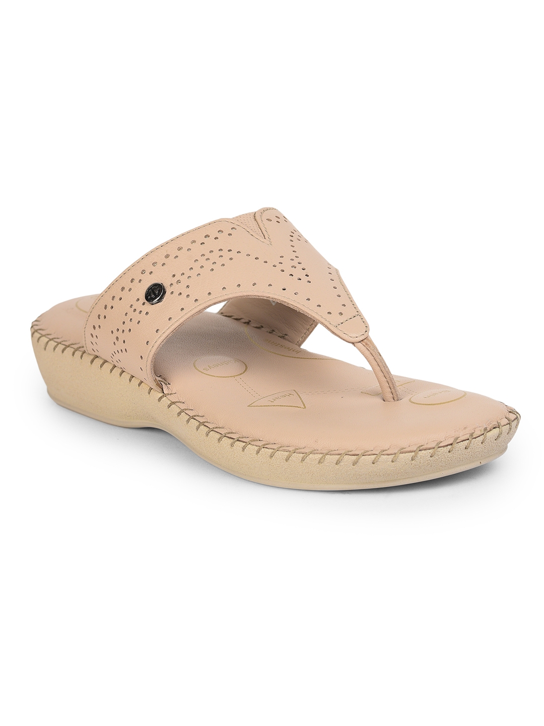 Liberty | Healers by Liberty White Flip Flops DR-0593 For :- Women