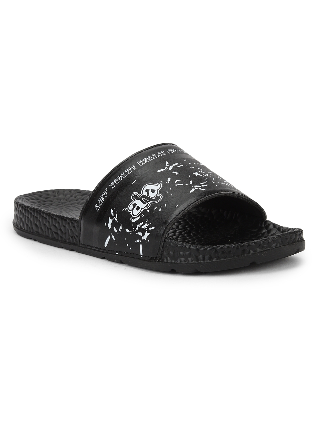 Liberty | A-HA by Liberty Black Slippers DREW-2E For :- Men