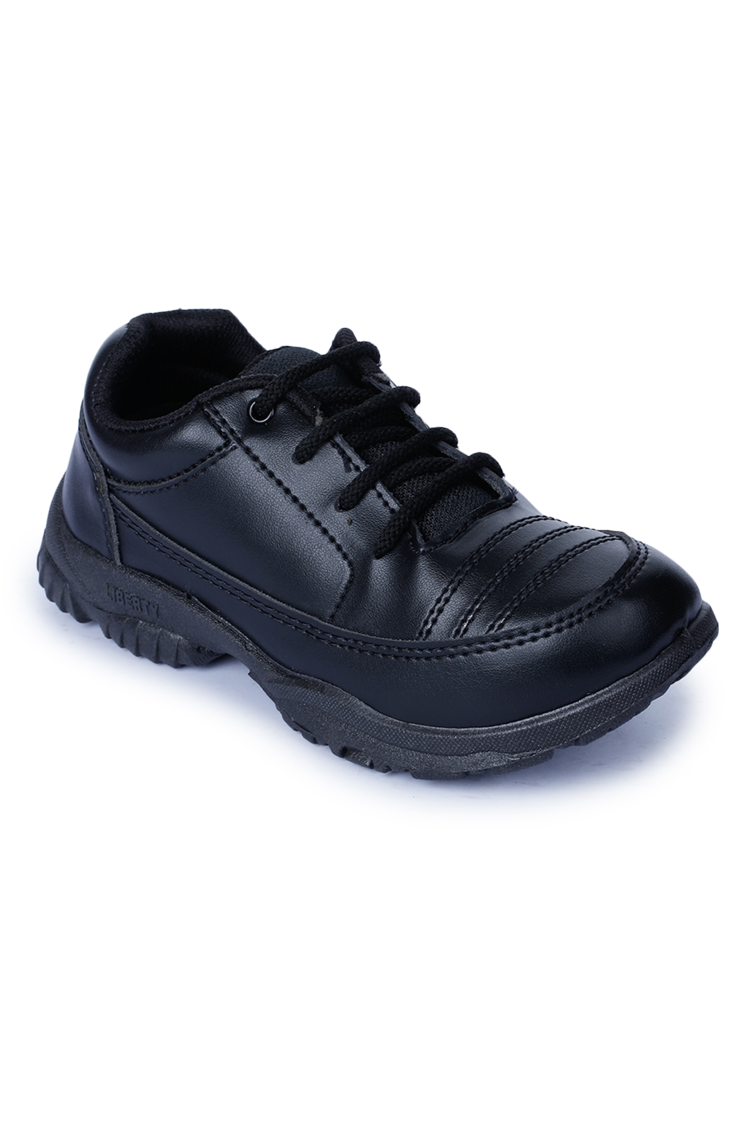 Liberty | Liberty Prefect Black School Shoes DURACOMF-5_Black For - Boys