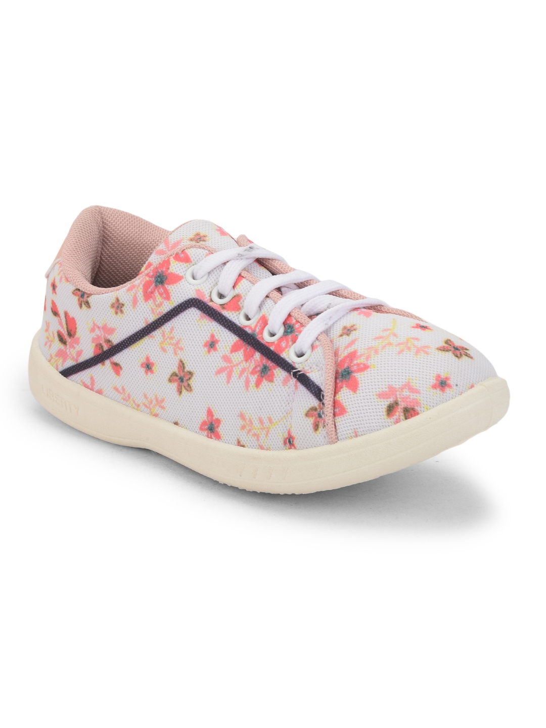 Liberty | Gliders by Liberty White Sports Shoes FLORAC-1E For :- Women