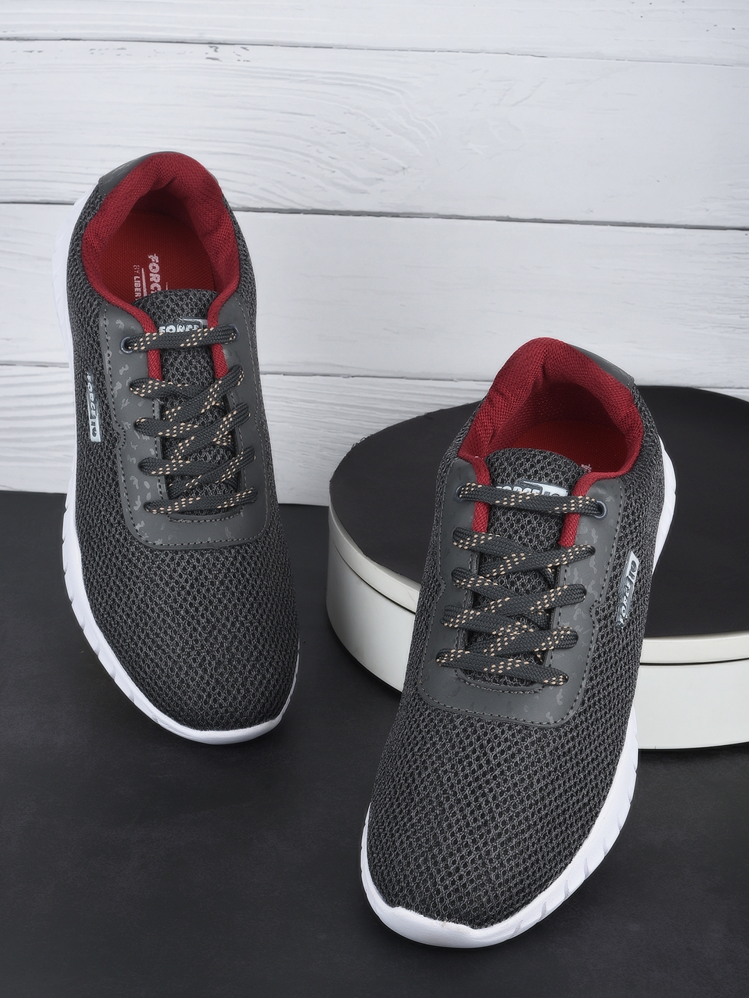 Liberty | Force 10 by Liberty GREY Sports Shoes GARRICK-E 1499 For :- Men