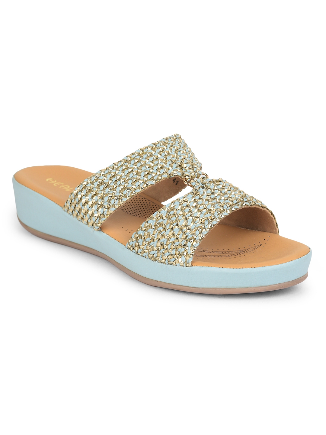 Liberty | Healers by Liberty Blue Slippers GF-03 For :- Women