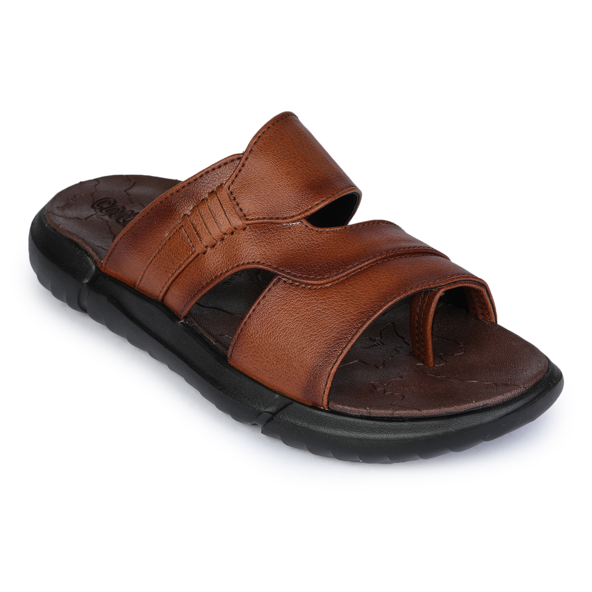 Liberty | Liberty Coolers TAN Slippers GLOBY-1ME For :- Mens