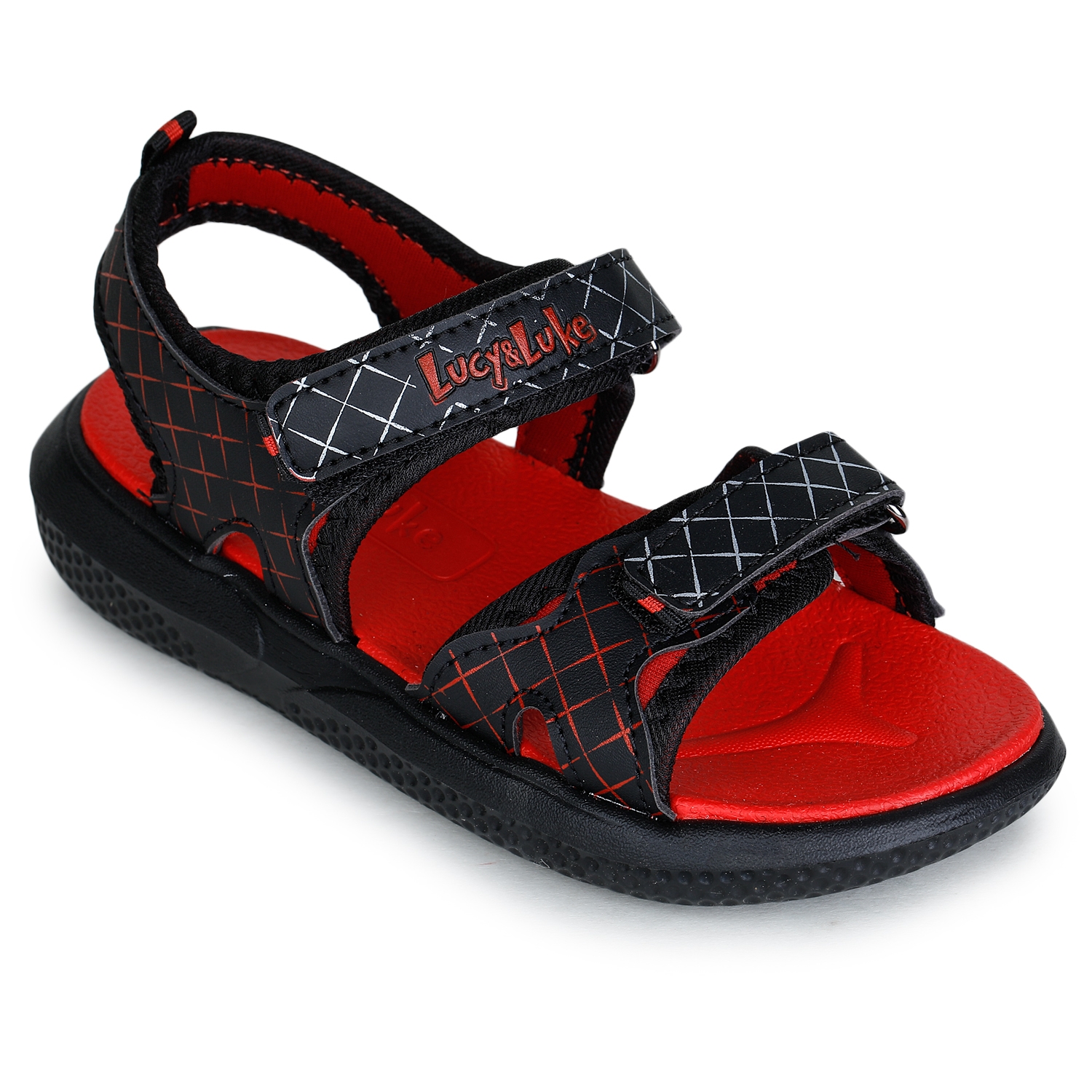Liberty | Liberty Lucy & Luke Black Casual Sandals HIPPO-4_Black For - Boys