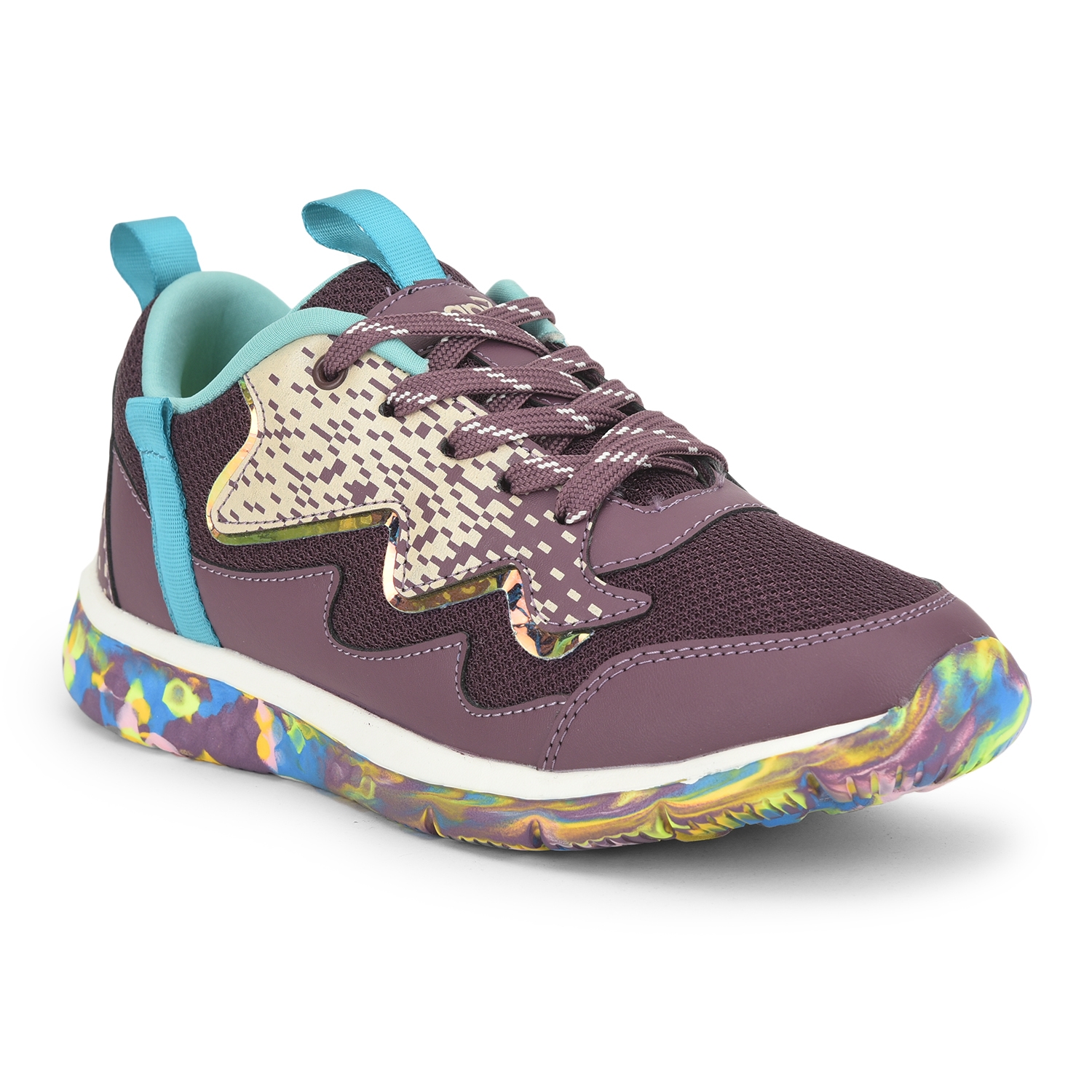 Liberty | LEAP7X by Liberty Purple Sports Shoes INTENCE-L For :- Kids