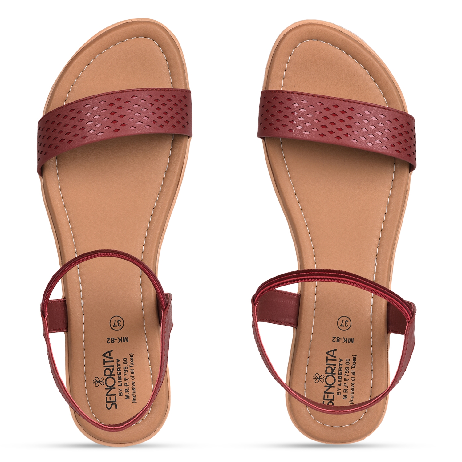 Liberty | Liberty Senorita Red Casual Sandals MK-82_Red For - Women