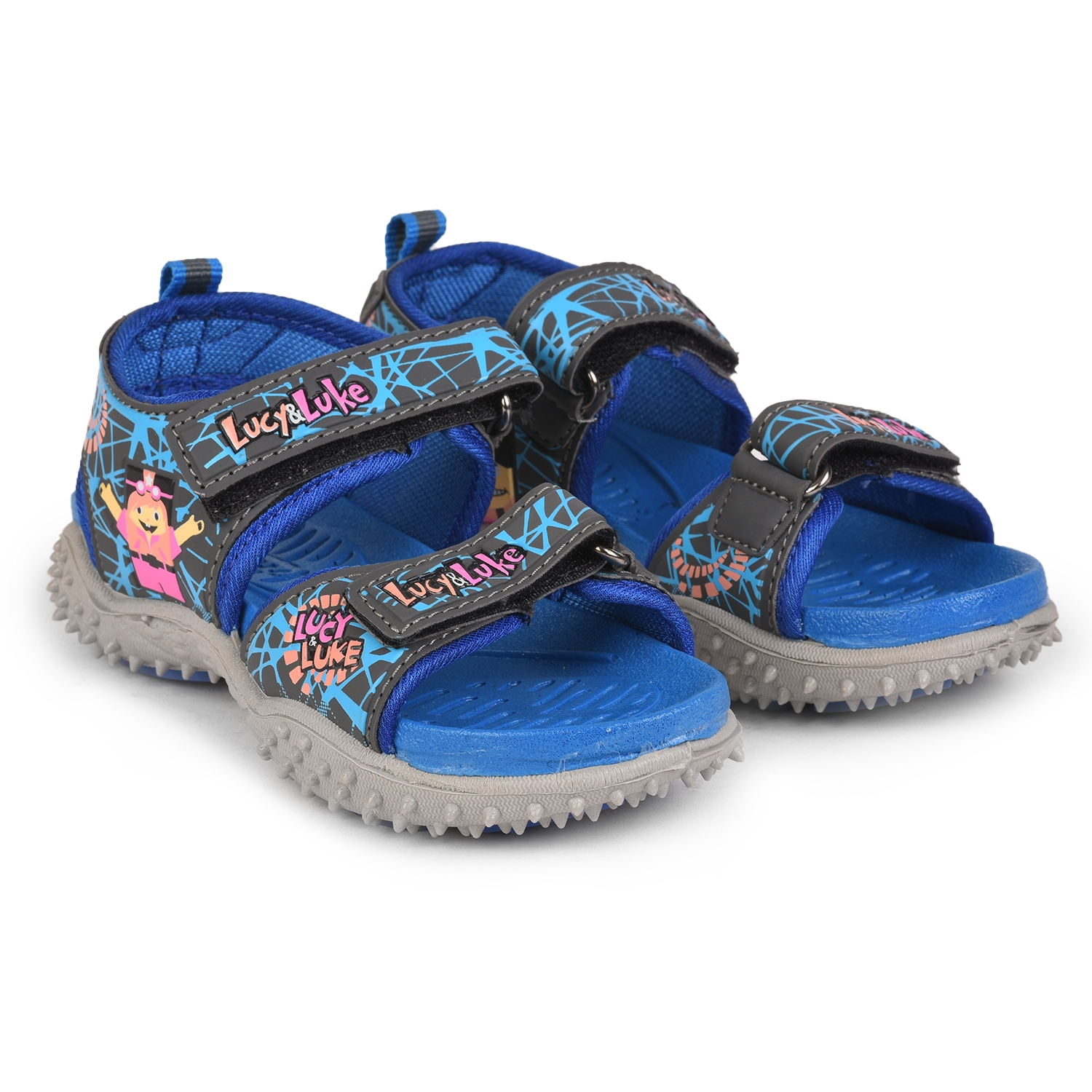 Liberty | Liberty Lucy & Luke Blue Casual Sandals RICO-18_Blue For - Boys