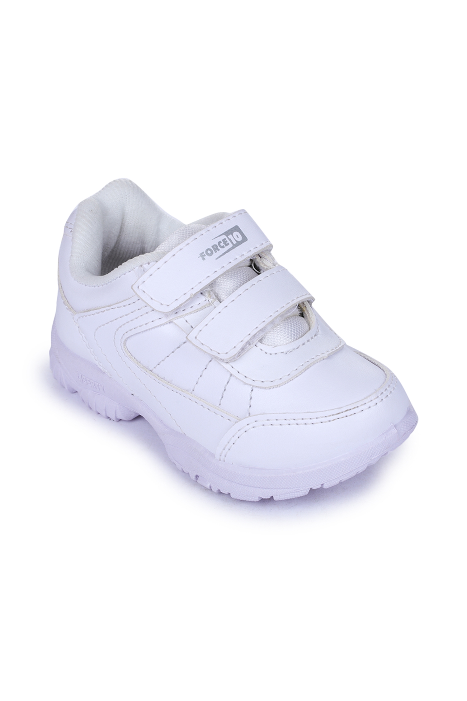 Liberty | Liberty Force 10 White School Shoes SCHZONE-DV_White For - Boys