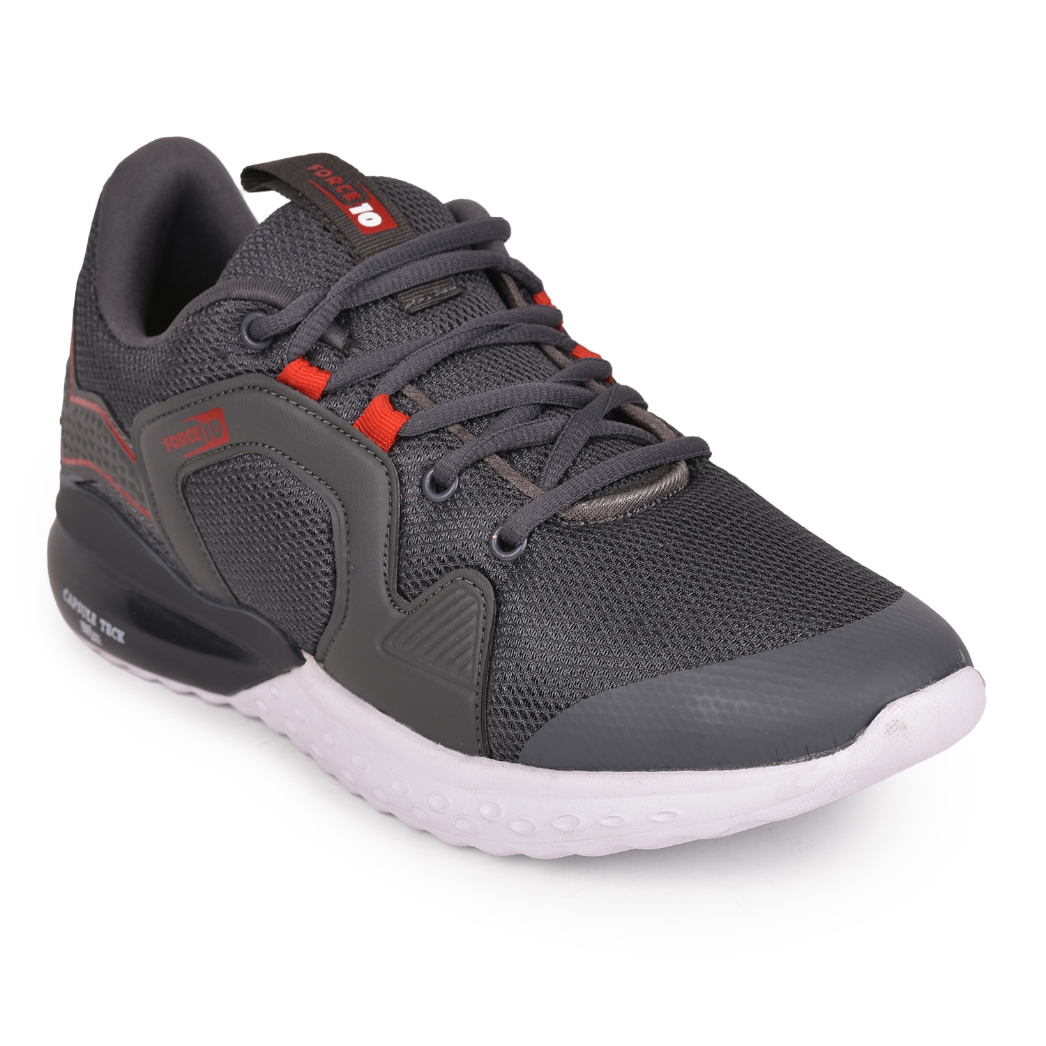 Liberty | Liberty Force 10 Grey Sports Running Shoes TOBY_Grey For - Men