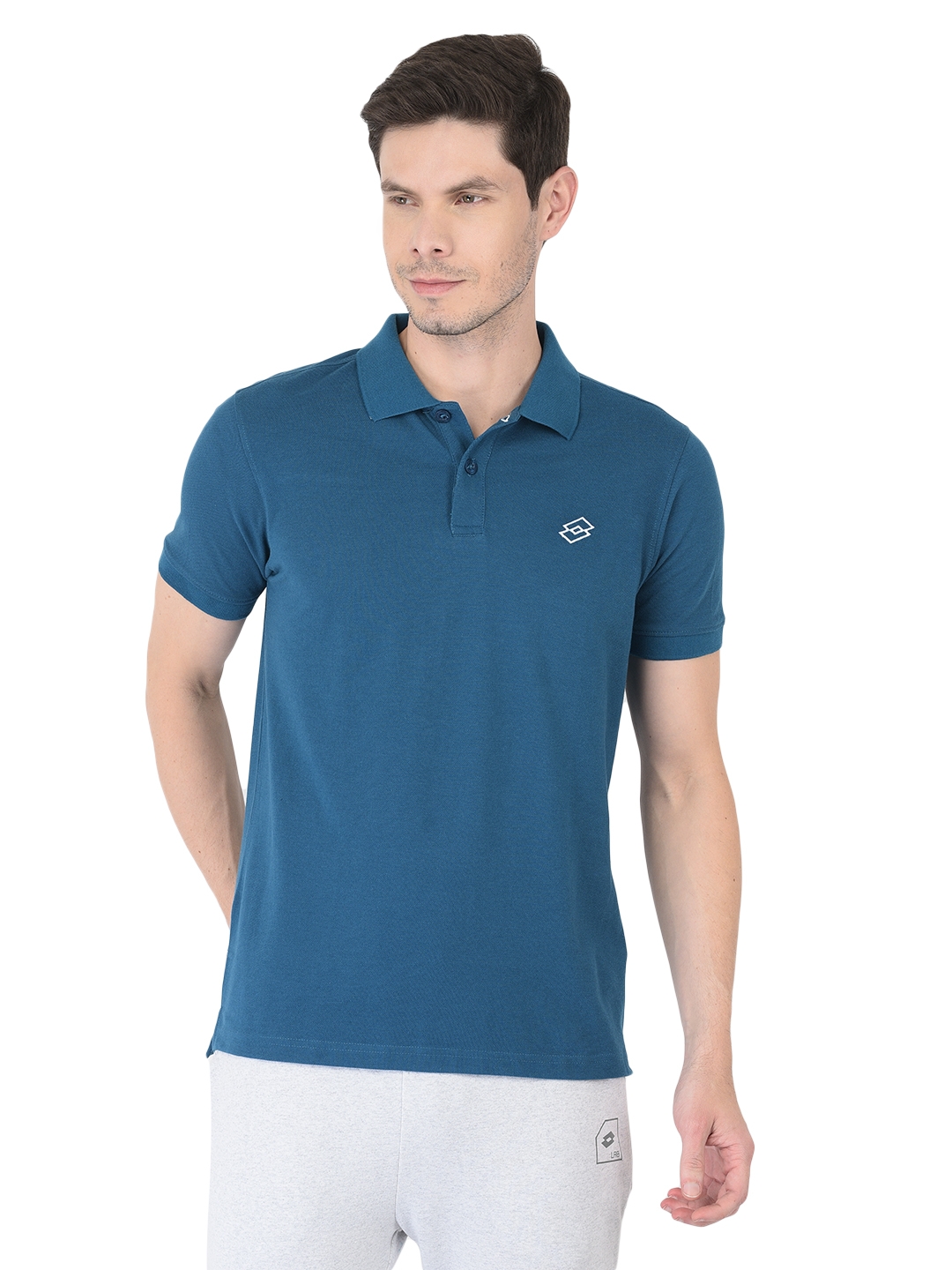 Lotto | LOTTO MEN ST FIRENZE TEAL POLO