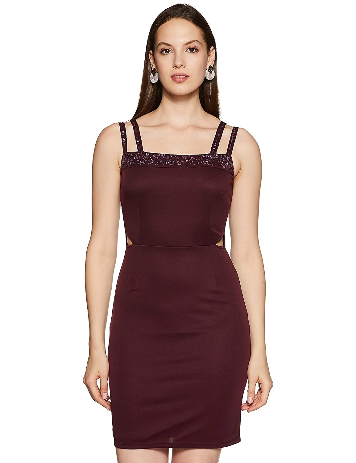 LY2 Embellished detail bodycon Dress