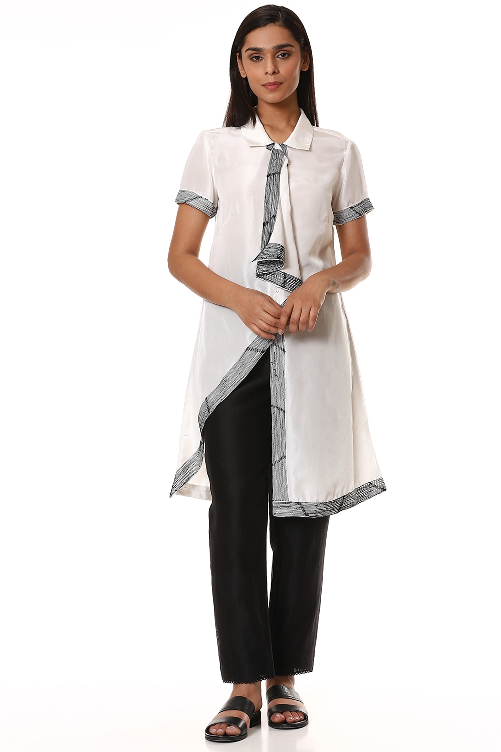 ABRAHAM AND THAKORE | Front Pleat Shirt