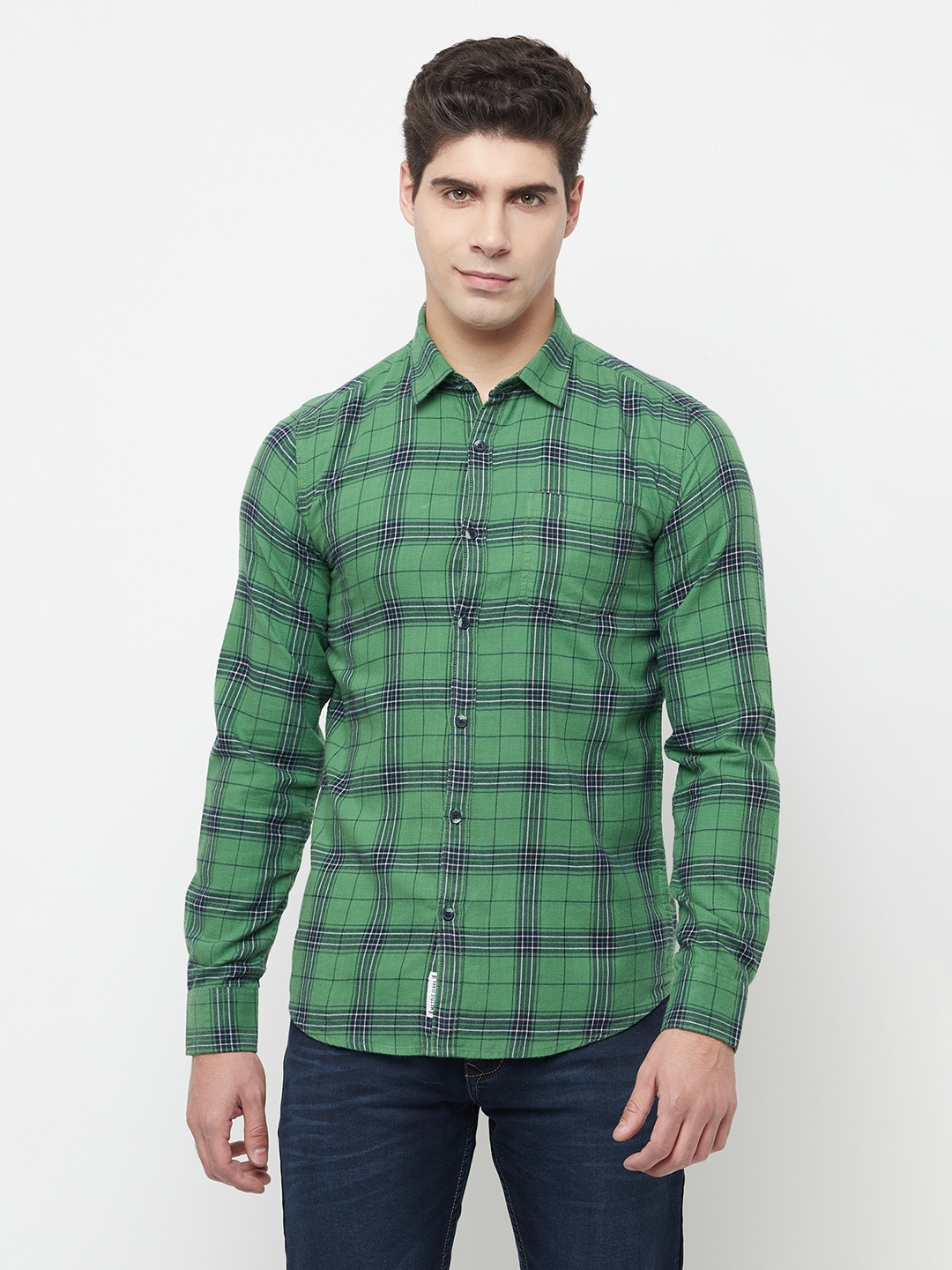 METTLE | Men LIGHT OLIVE Casual Shirts