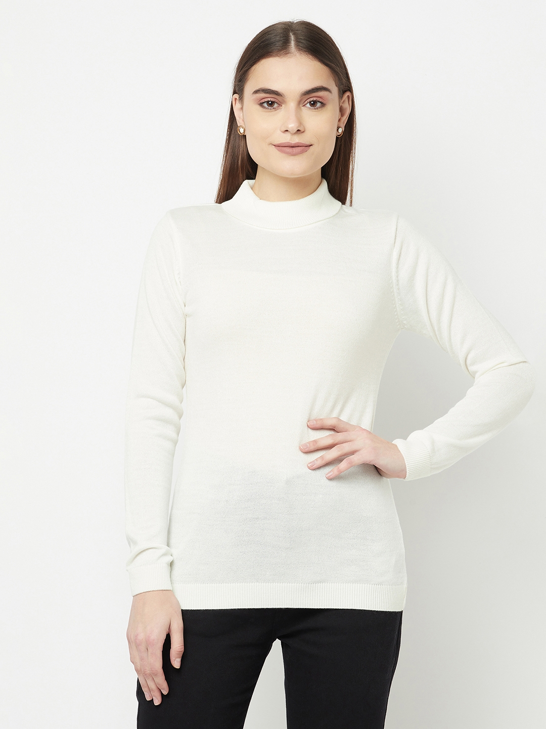 METTLE | Women WHITE Sweaters