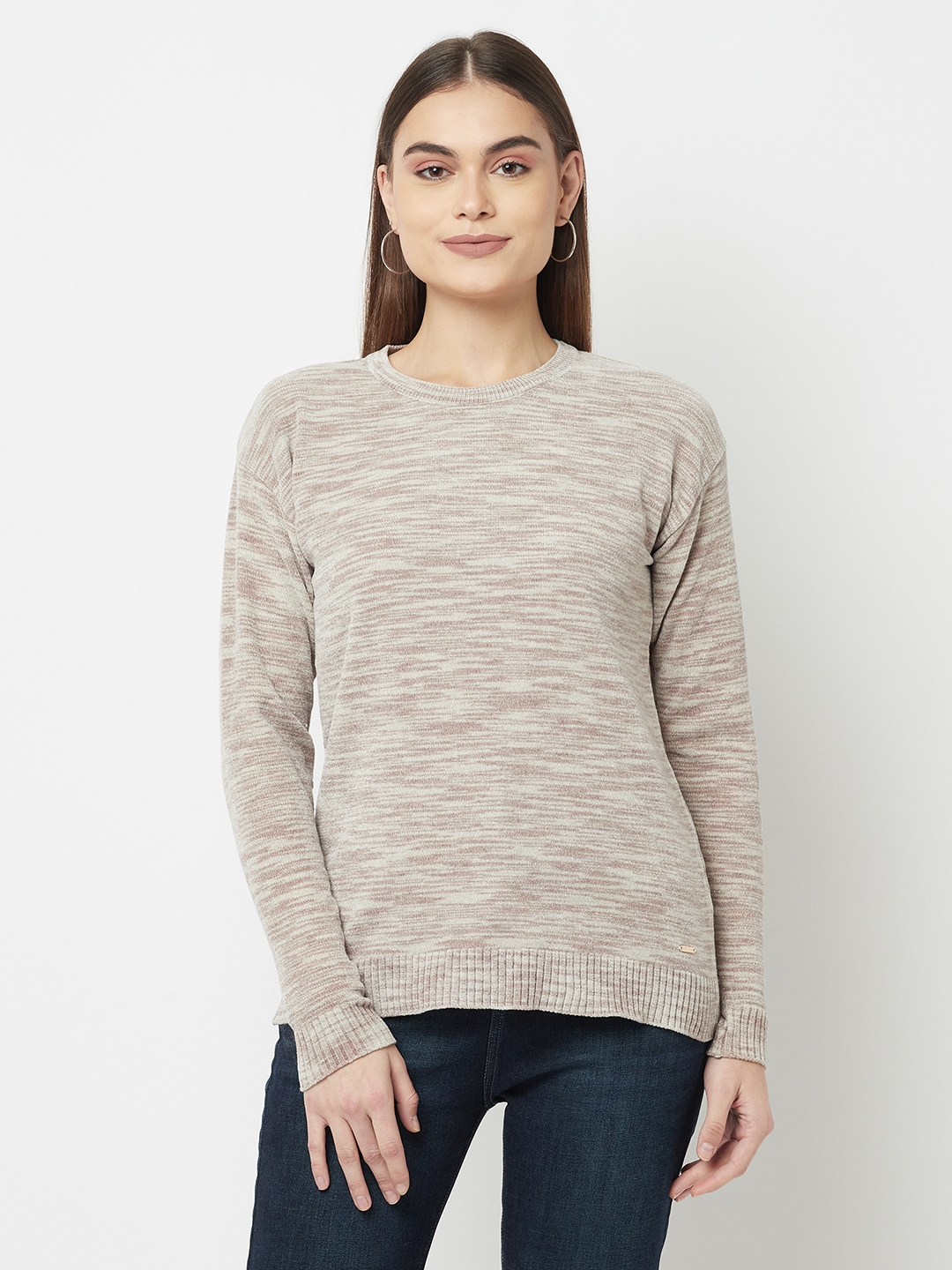 METTLE | Women GREY GRINDLE Sweaters