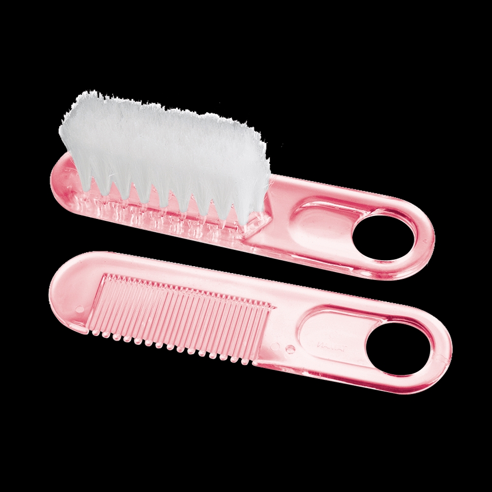 Farlin Comb & Brush Set Pink