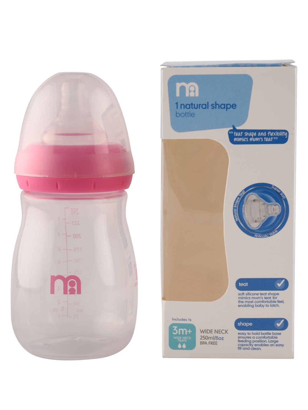 Mothercare | Mothercare Wide Neck Feeding Bottle 