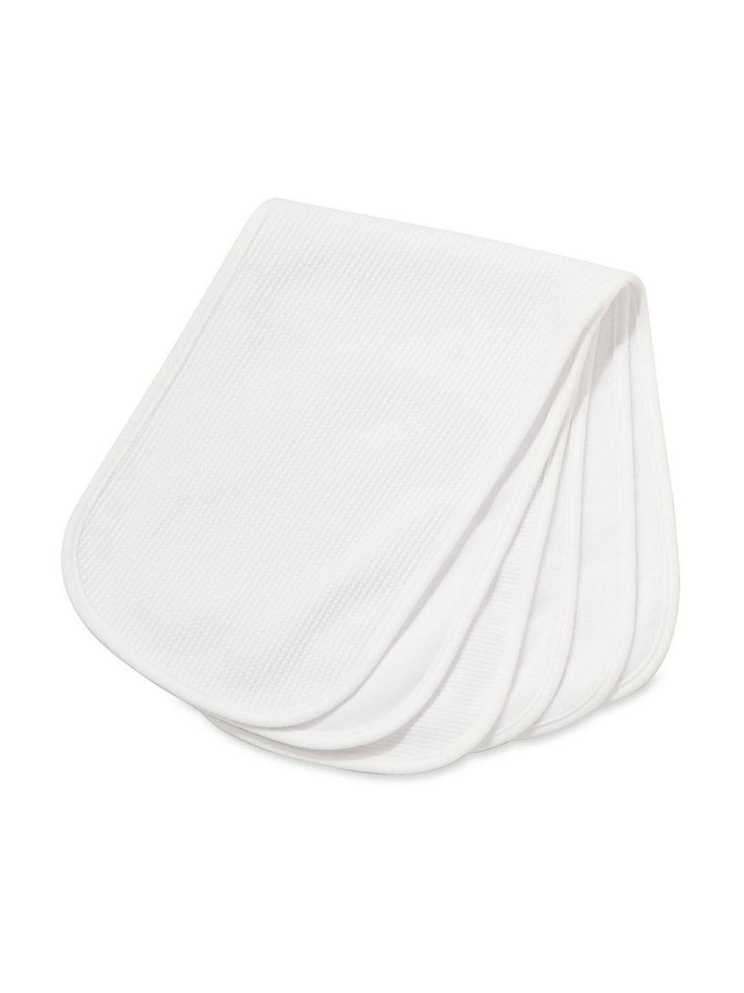 Mothercare | White Textured Burp Cloths - Pack of 3