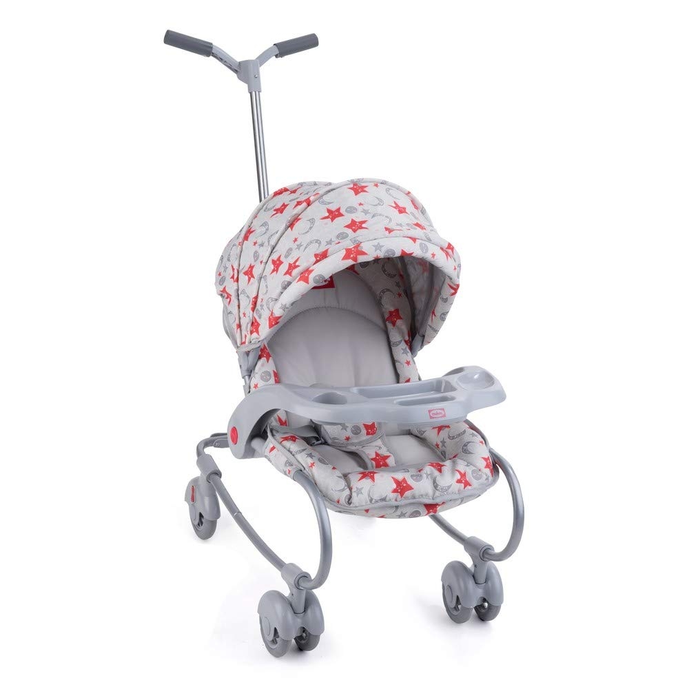 Mothercare | Nuluv Baby Stroller Cum Rocker Grey